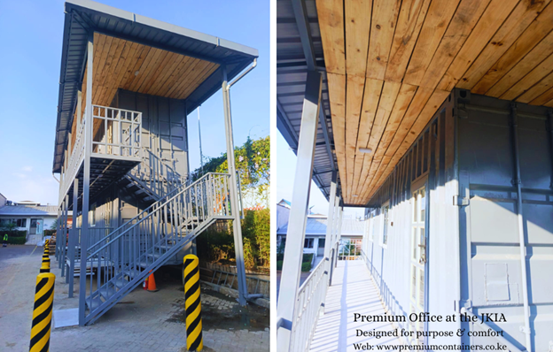 The container office roofing