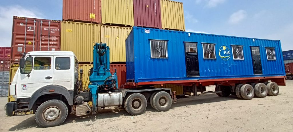 Container transportation in Mombasa