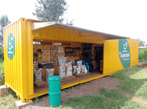 One acre fund shipping container