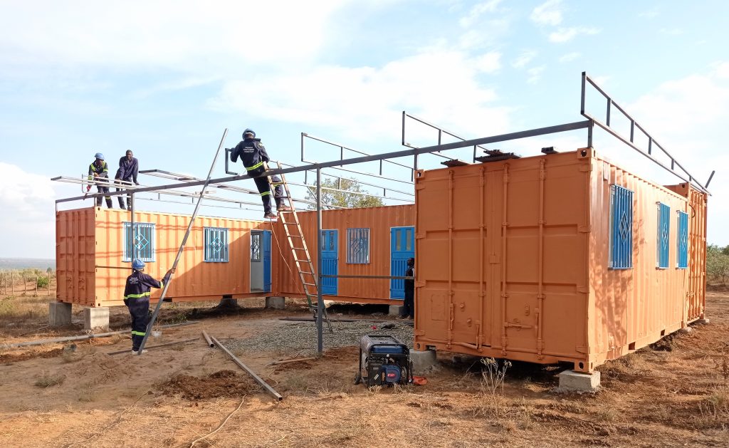 Container clinic fabrication
