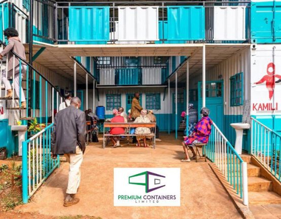 Container Clinic Kabete in operation