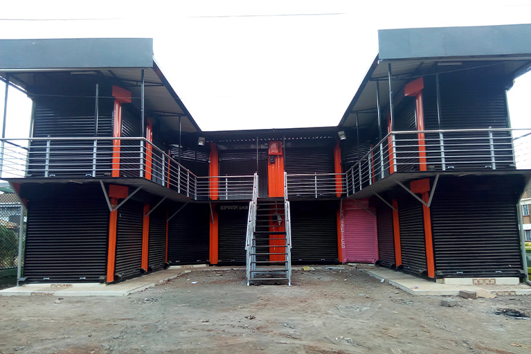 Container stalls Waiyaki Way