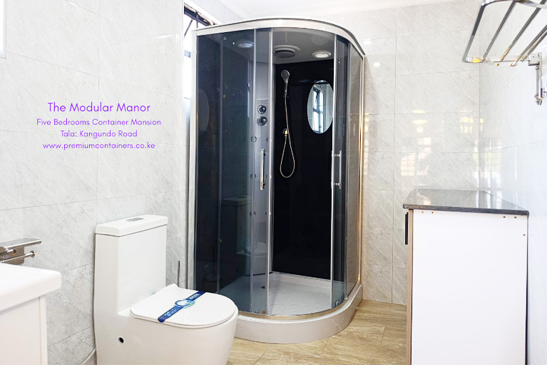 Tala container house bathroom