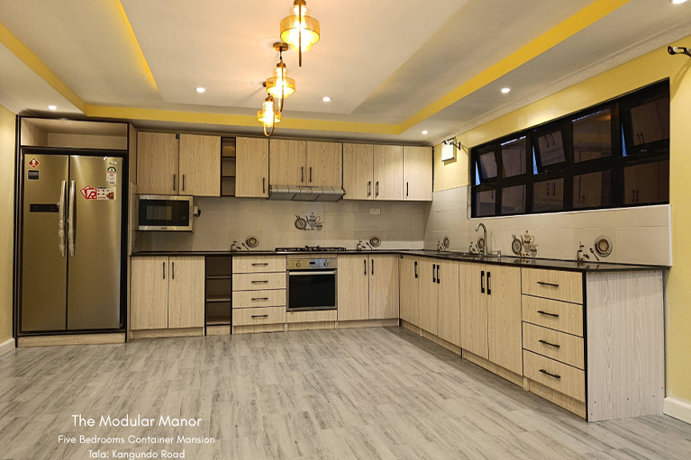 Tala container house interior