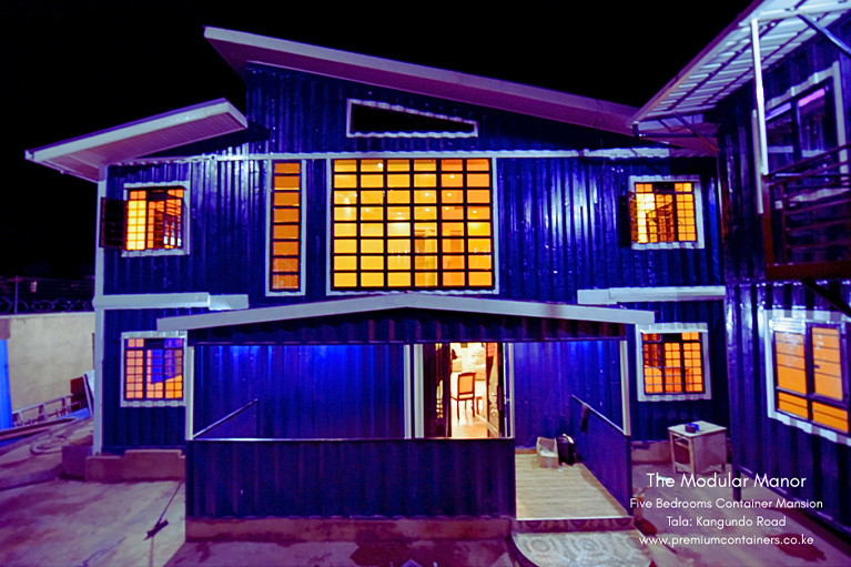The Modular Manor Five Bedrooms Container Mansion Tala Kangundo Road by Premium Containers