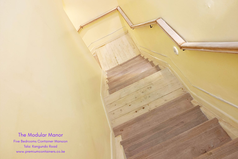 The house staircase